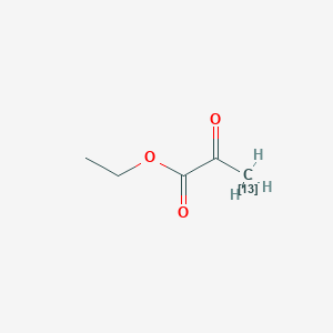 molecular formula C5H8O3 B3333785 Ethyl pyruvate-3-13C CAS No. 158612-88-5