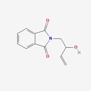molecular formula C12H11NO3 B3333817 2-(2-Hydroxybut-3-enyl)isoindole-1,3-dione CAS No. 1855-22-7