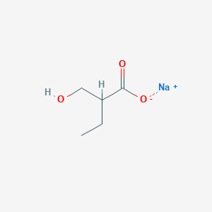 molecular formula C5H9NaO3 B3333834 2-(羟甲基)丁酸钠 CAS No. 1909327-68-9