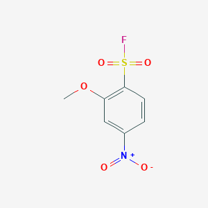 molecular formula C7H6FNO5S B3333870 2-Methoxy-4-nitrobenzenesulfonyl fluoride CAS No. 21320-94-5