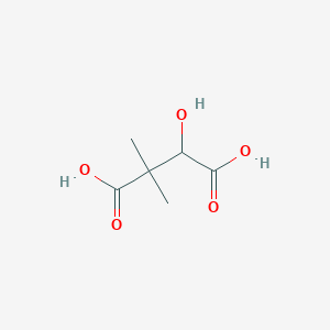 molecular formula C6H10O5 B3333888 Butanedioic acid, 3-hydroxy-2,2-dimethyl- CAS No. 23394-55-0