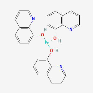 molecular formula C27H21ErN3O3 B3333896 Tris(8-hydroxyquinolinato)erbium CAS No. 23606-16-8