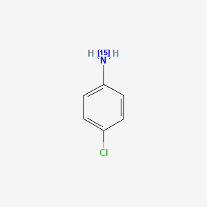 molecular formula C6H6ClN B3333911 4-Chloroaniline-15N CAS No. 24176-54-3