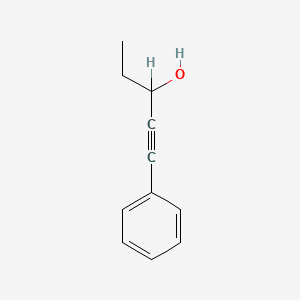 molecular formula C11H12O B3333987 1-Phenyl-1-pentyn-3-ol CAS No. 27975-78-6