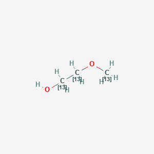 molecular formula C3H8O2 B3334005 2-Methoxyethanol-13C3 CAS No. 286425-36-3