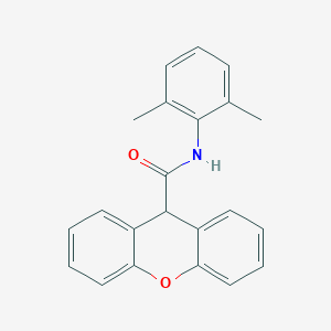 molecular formula C22H19NO2 B333402 N-(2,6-dimethylphenyl)-9H-xanthene-9-carboxamide 