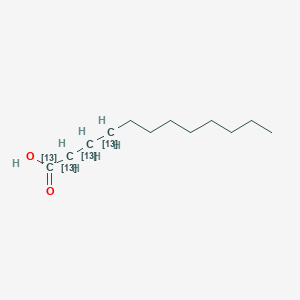 (1,2,3,4-13C4)dodecanoic acid