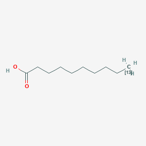 molecular formula C10H20O2 B3334042 Decanoic acid-10-13C CAS No. 287111-32-4