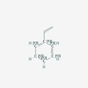 molecular formula C8H8 B3334048 Styrene-(ring-13C6) CAS No. 287399-41-1