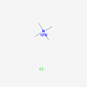 molecular formula C4H12ClN B3334053 Tetramethyl(15N)azanium;chloride CAS No. 287476-08-8