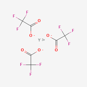 molecular formula C6F9O6Y B3334077 Yttrium(III) 2,2,2-trifluoroacetate CAS No. 304851-95-4