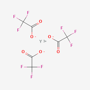 molecular formula C2H3F3O3Y+3 B3334077 Yttrium(III) 2,2,2-trifluoroacetate CAS No. 304851-95-4