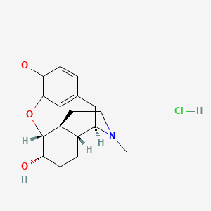 molecular formula C18H24ClNO3 B3334137 盐酸二氢可待因 CAS No. 36418-29-8