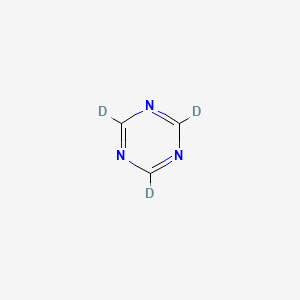 molecular formula C3H3N3 B3334138 s-三嗪-d3 CAS No. 37011-84-0