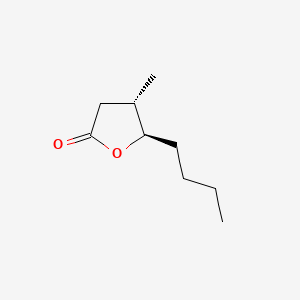 molecular formula C9H16O2 B3334161 Trans-3-Methyl-4-octanolide CAS No. 39638-67-0