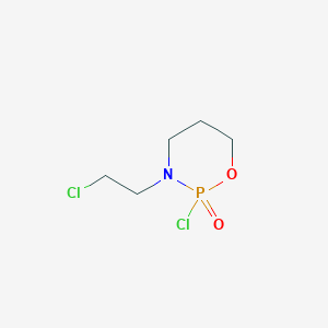 molecular formula C5H10Cl2NO2P B3334171 2-Chloro-3-(2-chloroethyl)-1,3,2-oxazaphosphinane 2-oxide CAS No. 40722-73-4
