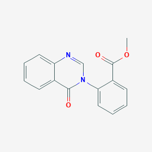 molecular formula C16H12N2O3 B3334231 methyl 2-(4-oxoquinazolin-3(4H)-yl)benzoate CAS No. 51310-21-5