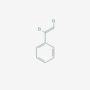 molecular formula C8H8 B3334242 1,2-Dideuterioethenylbenzene CAS No. 52751-12-9