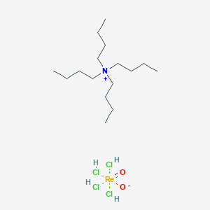 molecular formula C16H40Cl4NO2Re B3334244 四丁基氯合氧铼酸(V) CAS No. 53675-30-2