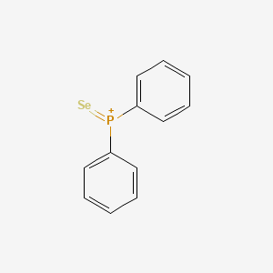 molecular formula C12H10PSe+ B3334286 二苯基膦硒化物 CAS No. 5853-64-5