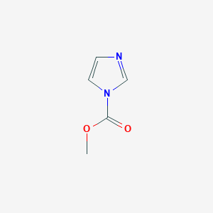 molecular formula C5H6N2O2 B3334297 Imidazole-1-carboxylic acid, methyl ester CAS No. 61985-23-7