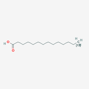 molecular formula C14H28O2 B3334301 Myristic acid-14-13C CAS No. 62217-70-3
