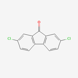 molecular formula C13H6Cl2O B3334323 2,7-二氯-9-芴酮 CAS No. 6297-11-6
