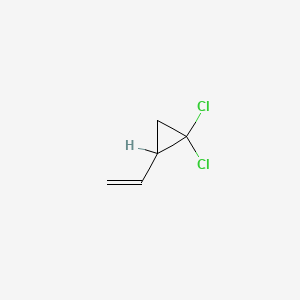 molecular formula C5H6Cl2 B3334376 1,1-Dichloro-2-vinylcyclopropane CAS No. 694-33-7