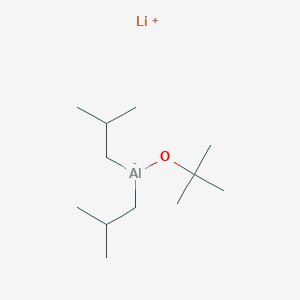 molecular formula C12H27AlLiO B3334412 Lithium diisobutyl-tert-butoxyaluminum hydride solution CAS No. 77299-63-9