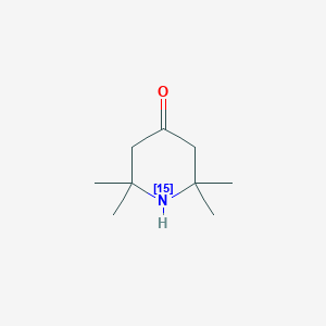 molecular formula C9H17NO B3334433 2,2,6,6-Tetramethyl(~15~N)piperidin-4-one CAS No. 80404-11-1