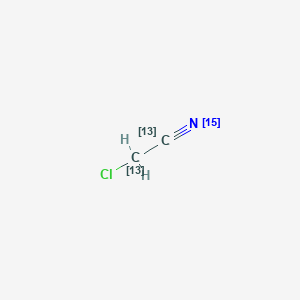 Chloroacetonitrile-13C2, 15N