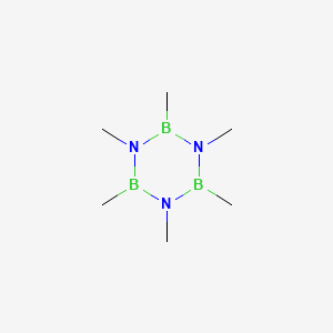 molecular formula C6H18B3N3 B3334490 Hexamethylborazine CAS No. 877-07-6
