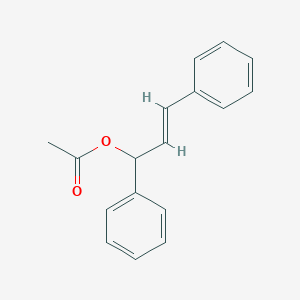 molecular formula C17H16O2 B3334497 Acetic acid, 1,3-Diphenylallyl ester CAS No. 87751-69-7