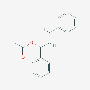 molecular formula C17H16O2 B3334497 乙酸，1,3-二苯丙烯基酯 CAS No. 87751-69-7