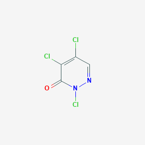 molecular formula C4HCl3N2O B3334524 2,4,5-trichloro-3(2H)-pyridazinone CAS No. 89089-14-5