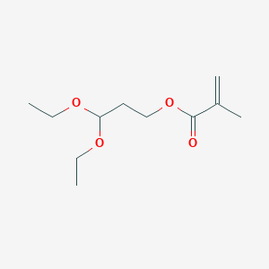 molecular formula C11H20O4 B3334589 3,3-Diethoxypropyl 2-methylprop-2-enoate CAS No. 95984-01-3