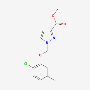 methyl 1-[(2-chloro-5-methylphenoxy)methyl]-1H-pyrazole-3-carboxylate