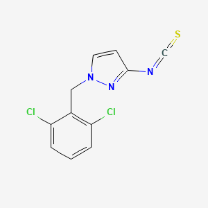molecular formula C11H7Cl2N3S B3334801 1-(2,6-Dichloro-benzyl)-3-isothiocyanato-1H-pyrazole CAS No. 1004193-34-3