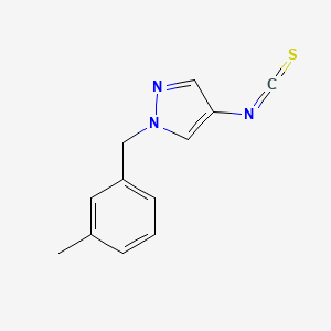 molecular formula C12H11N3S B3334818 4-Isothiocyanato-1-(3-methyl-benzyl)-1H-pyrazole CAS No. 1004193-51-4