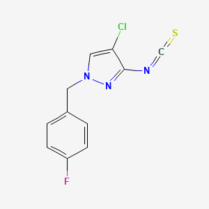 4-Chloro-1-(4-fluoro-benzyl)-3-isothiocyanato-1H-pyrazole