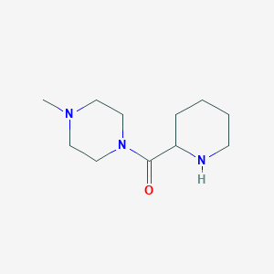 molecular formula C11H21N3O B3335003 (4-Methylpiperazin-1-yl)(piperidin-2-yl)methanone CAS No. 1008091-05-1