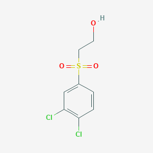 molecular formula C8H8Cl2O3S B3335010 3,4-Dichlorophenylsulfonylethanol CAS No. 101080-64-2