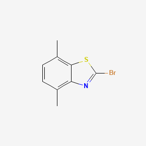 molecular formula C9H8BrNS B3335019 2-Bromo-4,7-dimethyl-1,3-benzothiazole CAS No. 1019115-44-6