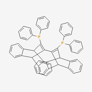 molecular formula C56H40P2 B3335033 12,12'-Bis(diphenylphosphino)-9,9',10,10'-tetrahydro-11,11'-bi-9,10-ethenoanthracene CAS No. 1020670-88-5