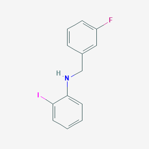 molecular formula C13H11FIN B3335095 N-(3-Fluorobenzyl)-2-iodoaniline CAS No. 1039834-40-6
