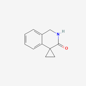 molecular formula C11H11NO B3335203 1'H-Spiro[cyclopropane-1,4'-isoquinolin]-3'(2'H)-one CAS No. 1092794-08-5