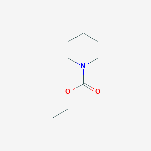 molecular formula C8H13NO2 B3335217 1(2H)-Pyridinecarboxylic acid, 3,4-dihydro-, ethyl ester CAS No. 111054-54-7