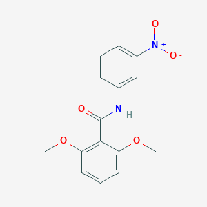 molecular formula C16H16N2O5 B333529 2,6-dimethoxy-N-(4-methyl-3-nitrophenyl)benzamide 