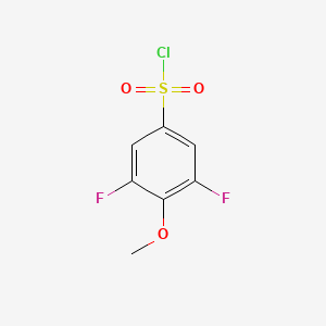 3,5-Difluoro-4-methoxybenzene-1-sulfonyl chloride