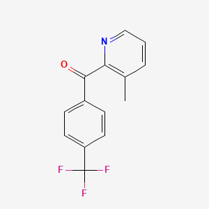 3-Methyl-2-(4-trifluoromethylbenzoyl)pyridine